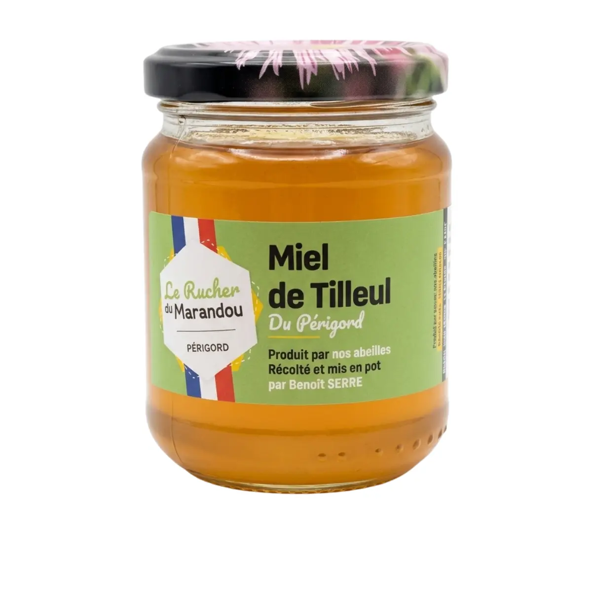 Miel de tilleul du Périgord 250g – miel artisanal français récolté par apiculteur