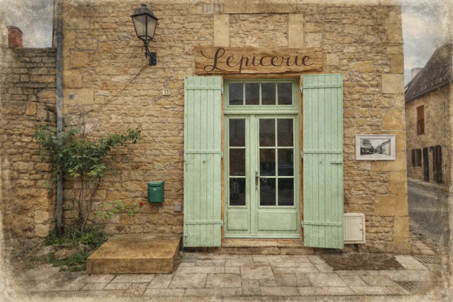 Épicerie de village à Trémolat en Dordogne proposant des produits locaux du Périgord