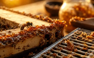 Propolis : bienfaits, utilisation et rôle essentiel dans la ruche