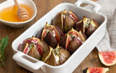 Figues rôties au miel et au chèvre : la recette facile et gourmande de la rentrée